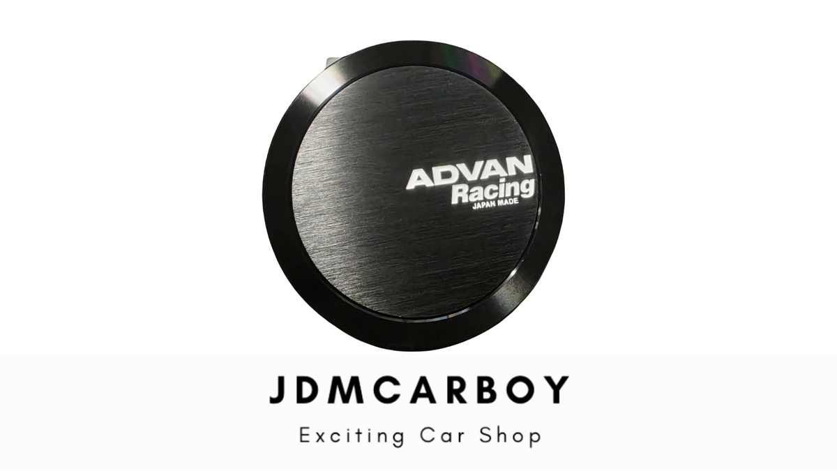 Advan Racing V0329 Full Flat Center Cap 73mm Black GT RS3 RC3 RS2 RG3