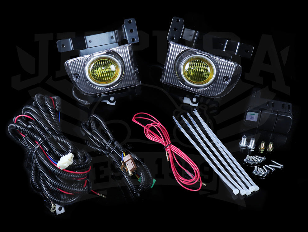 OEM Style Yellow Fog Light Kit - 1992-1995 Honda Civic Sedan (EG) | JDMCarboy