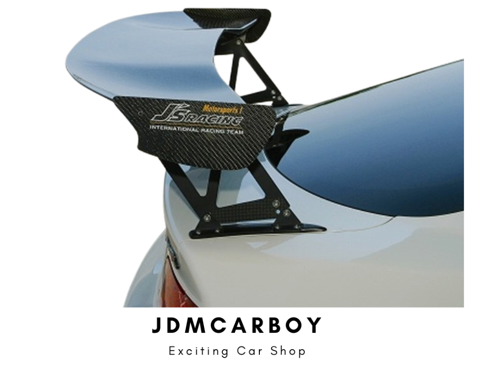 J's Racing 3D GT Wing Type 1 Wet Carbon 1600mm - Acura RSX DC5 2002-2006 | JDM Carbon Fiber Rear Wing