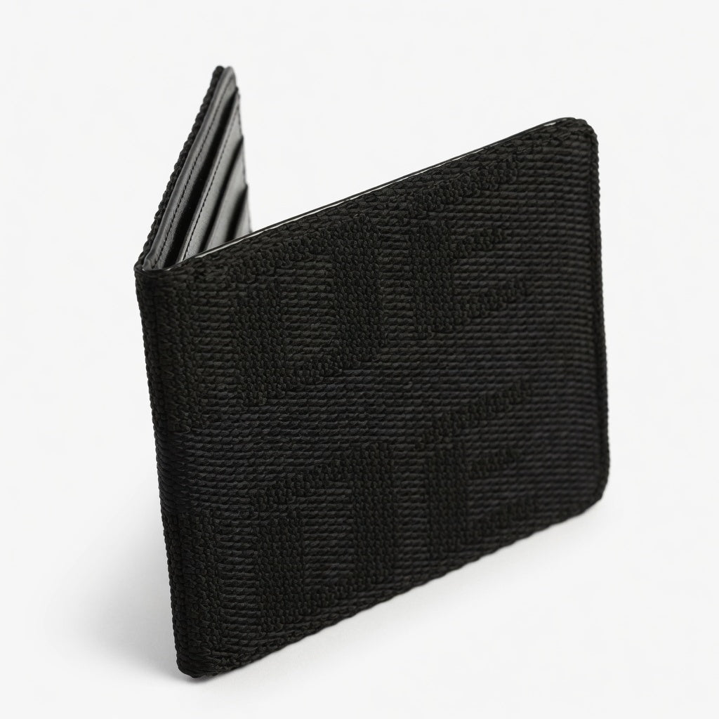 JDM BRIDE Gradation Racing Wallet - Custom Stitched Leather Bi-Fold | Gradation, Black, Red, Blue