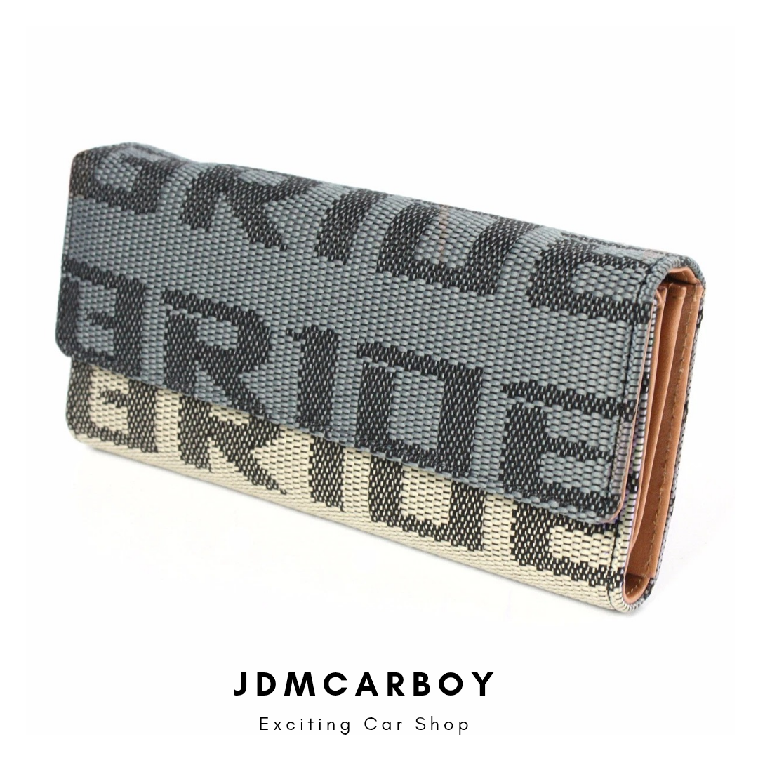 Bride Racing Women's Ladies Wallet Clutch Trifold Fabric Leather Bride Gradation
