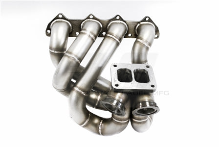 PLM Power Driven T4 Top Mount Turbo Manifold | Dual 44mm Wastegates | B16 B18 B20