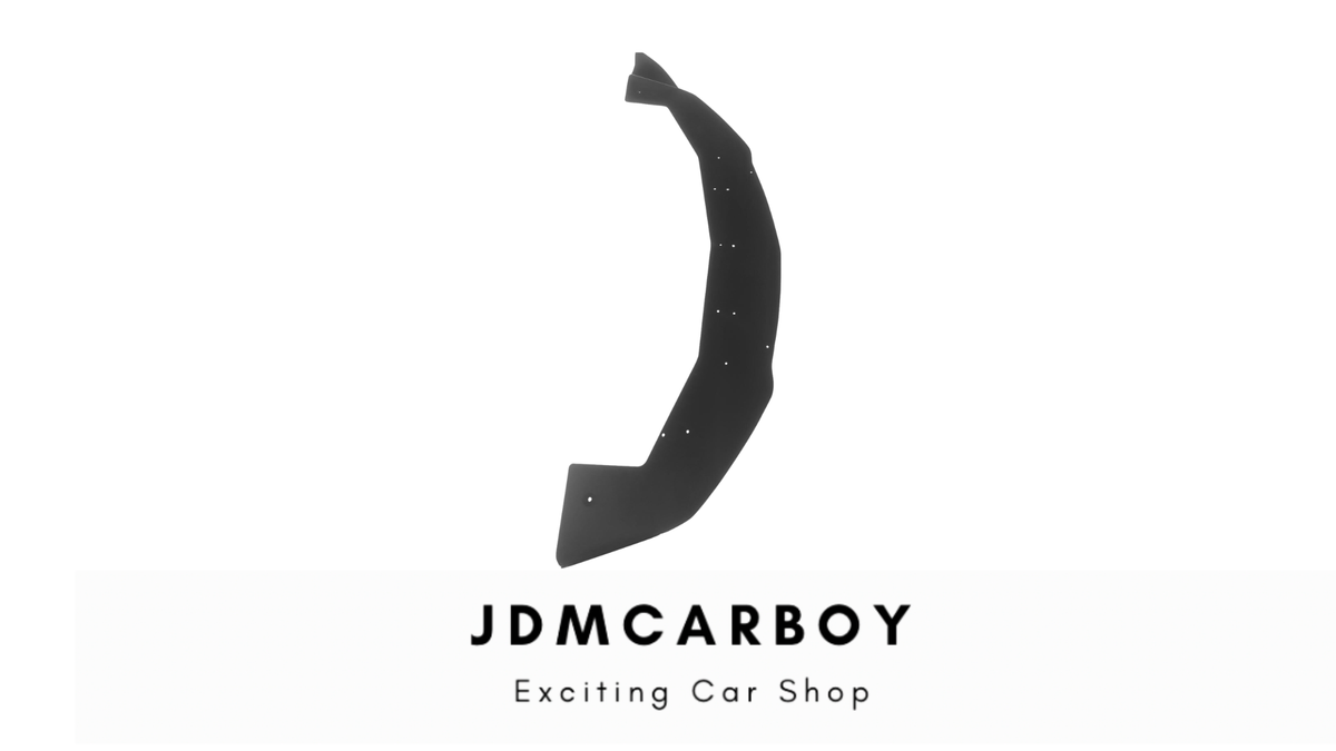 13-20 Nissan 370Z Amuse Style Front Lip Spoiler – Black Textured Aluminum | Z34