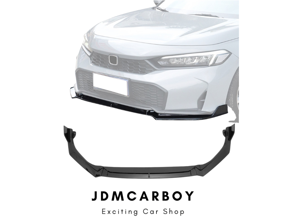 V2 Style Front Bumper Lip Spoiler - 2025-2026 Honda Civic FL5 | JDMCarboy