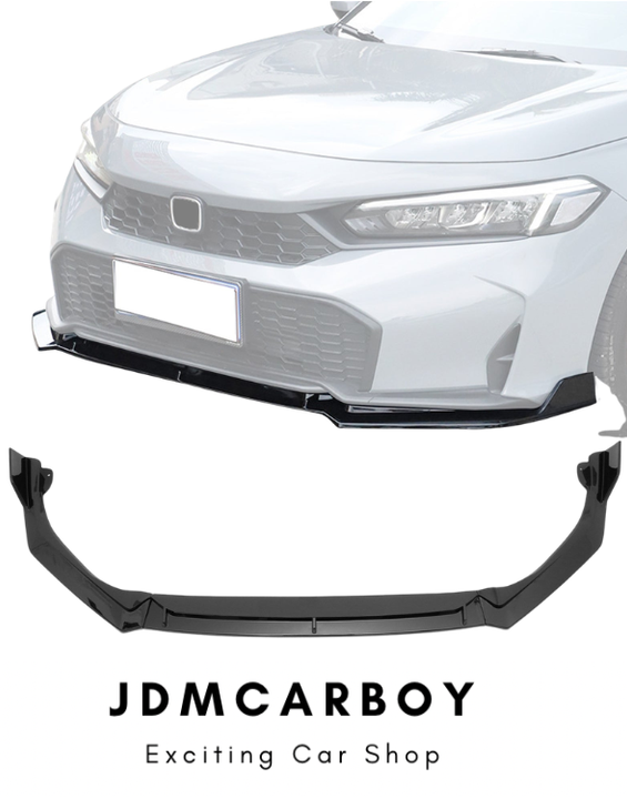 V2 Style Front Bumper Lip Spoiler - 2025-2026 Honda Civic FL5 | JDMCarboy