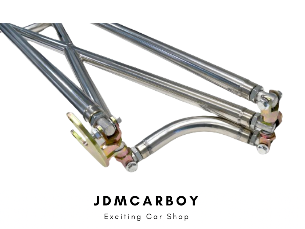 JDMCARBOY X-Bar Crossbar Chassis Brace - Nissan 240SX S13 | JDM Rear Tower Brace for Ultimate Handling