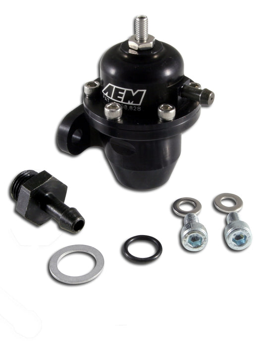 AEM 25-300BLK Adjustable Fuel Pressure Regulator - Honda / Acura B-Series & More | JDMCarboy