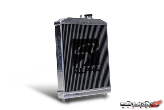 Skunk2 Alpha Series 92-00 Honda Civic Radiator (Half Size) (Dual Core) Manual Transmission