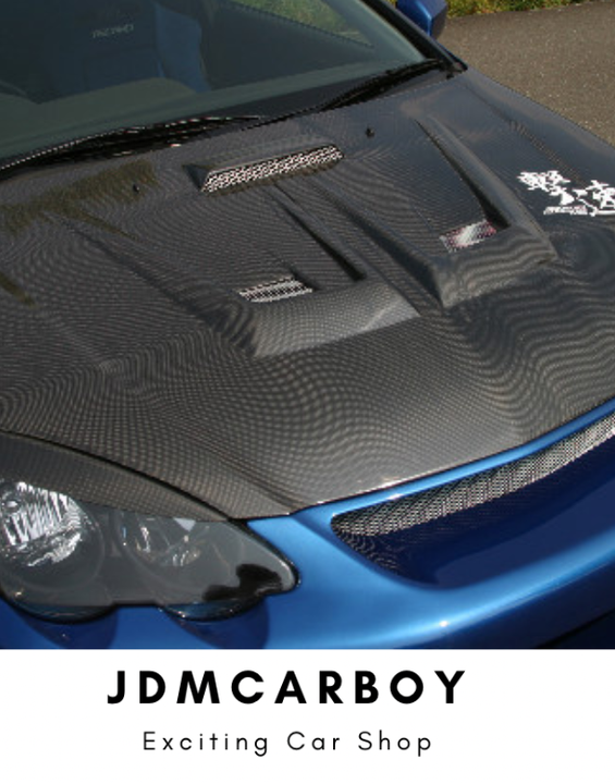 ChargeSpeed Carbon Vented Hood - Acura RSX DC5 2002-2006 | JDM Carbon Fiber Hood CS207HCV