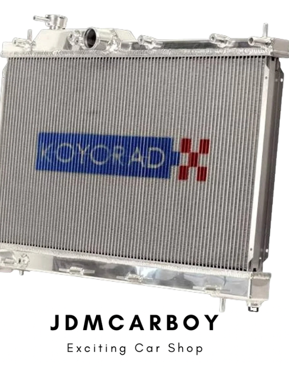 Koyo 36mm V-Core Racing Aluminum Radiator V083146 - 94-01 Acura Integra Manual (Denso/Showa) | JDM High Performance Cooling