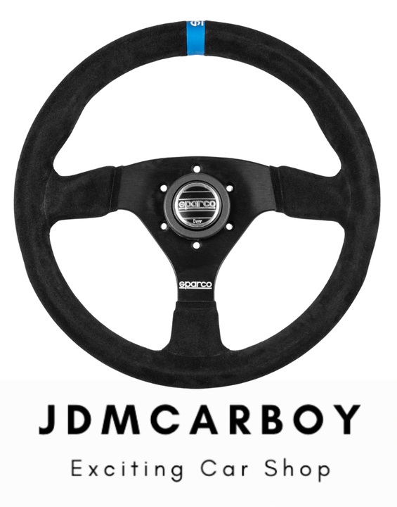 Sparco R 383 LOGO Steering Wheel – 330mm Suede