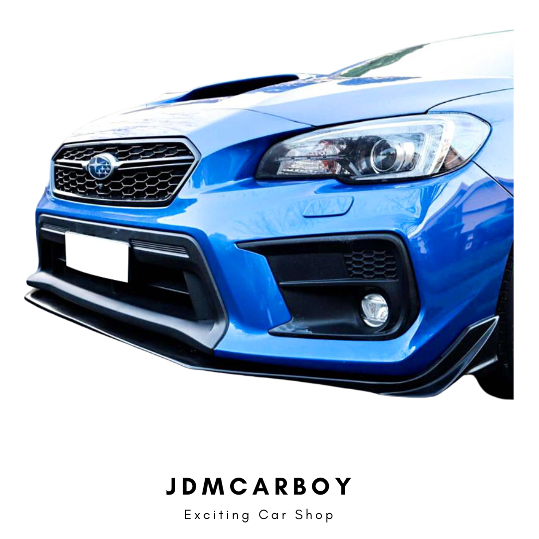 2018-2021 Subaru WRX STI S208 Style Unpainted Front Bumper Lip PU
