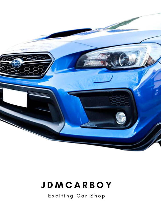 2018-2021 Subaru WRX STI S208 Style Unpainted Front Bumper Lip PU