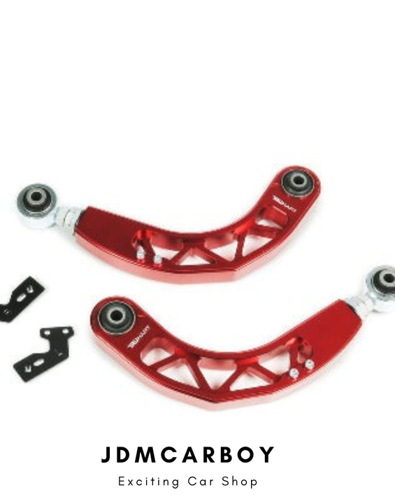 TruHart TH-H223-RE Rear Camber Kit - Red | 2016+ Honda Civic / 2018+ Accord / 2022+ Integra | JDMCarboy