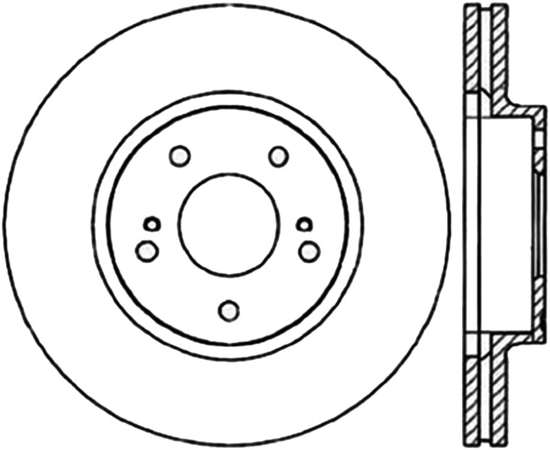 StopTech Slotted & Drilled Sport Brake Rotor