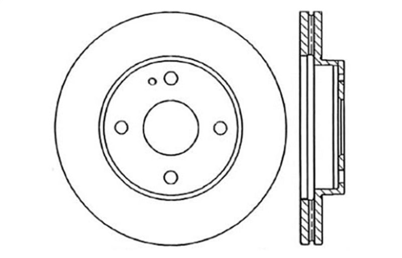 StopTech Slotted & Drilled Sport Brake Rotor