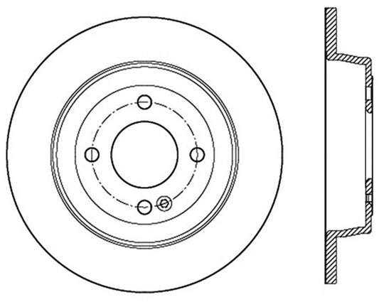 StopTech Sport Drilled & Slotted Rotor - Rear Left