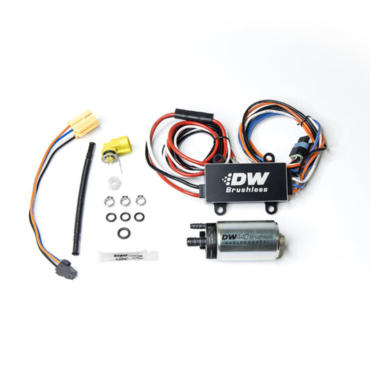 DeatschWerks 16+ Chevy Camaro 440lph In-Tank Brushless Fuel Pump w/9-0902 Instl kit/C103 Controller