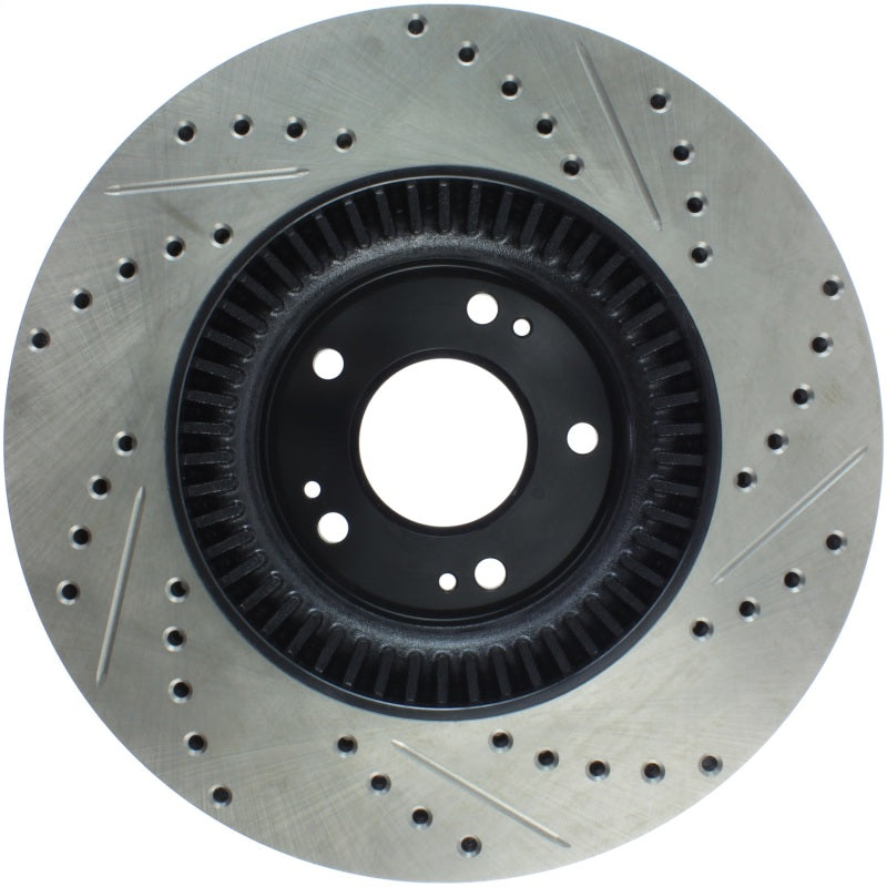 StopTech Sport Drilled & Slotted Rotor - Front Right