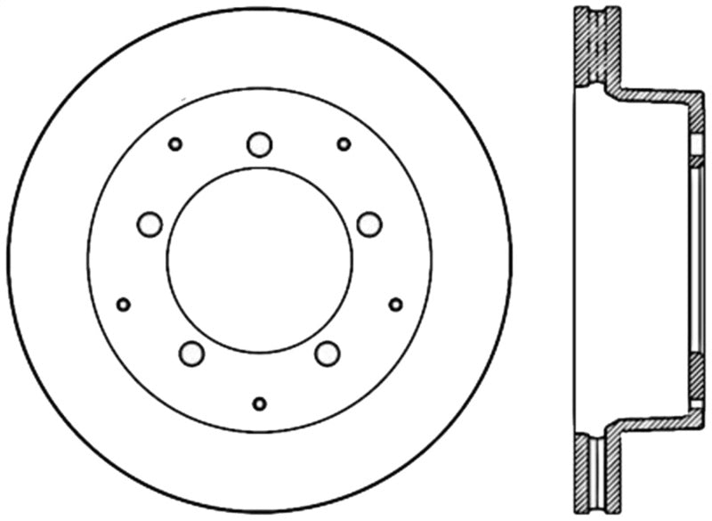 StopTech Sport Slotted Rotor - Front Right