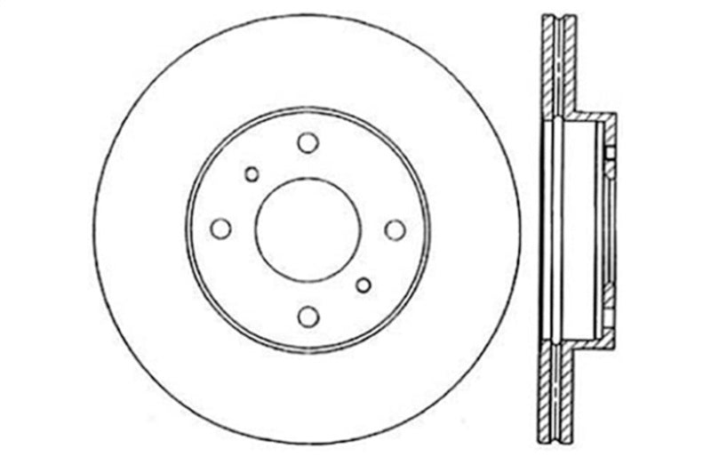 StopTech Slotted & Drilled Sport Brake Rotor