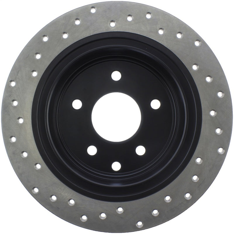 StopTech SportStop 02-09 Nissan Altima / 04-08 Maxima / 07-09 Sentra Drilled Rear Left Rotor