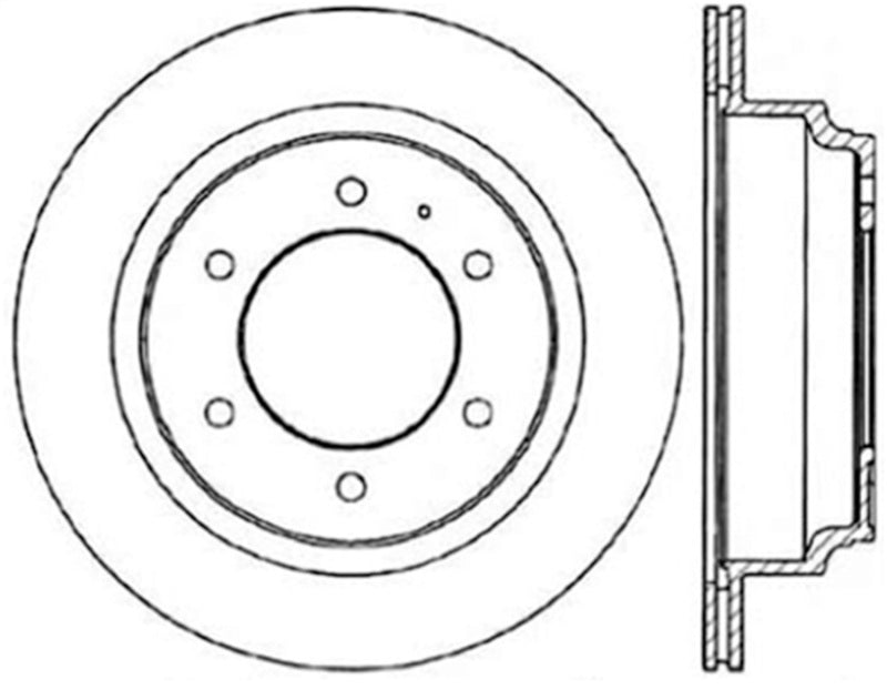 StopTech Slotted & Drilled Sport Brake Rotor