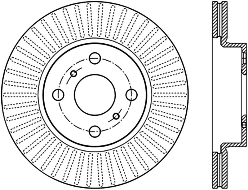 StopTech Slotted Sport Brake Rotor