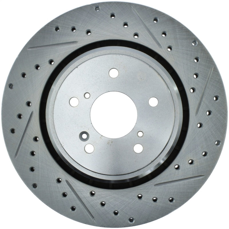 StopTech Select Sport Drilled & Slotted Rotor - Front Left