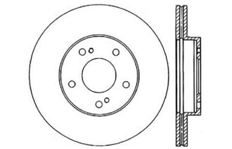 StopTech Slotted & Drilled Sport Brake Rotor