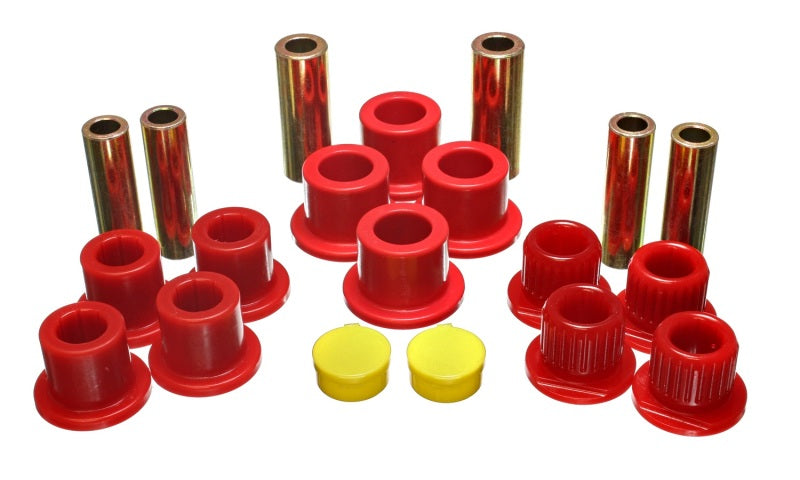 Energy Suspension Rear Leaf Spring Bushing Set - Red