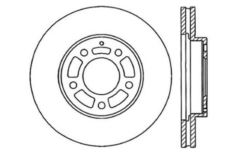 StopTech Slotted & Drilled Sport Brake Rotor