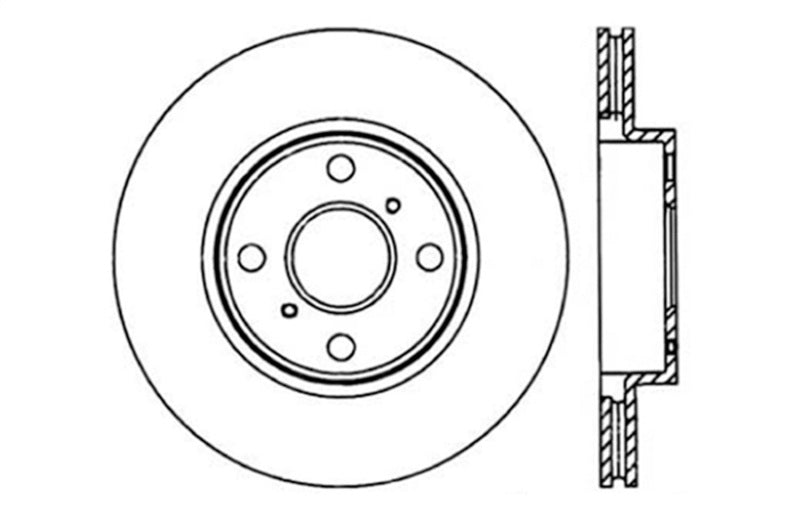 StopTech Toyota MR2 Spyder Drilled Left Right Rotor