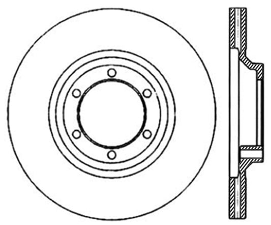 StopTech Slotted & Drilled Sport Brake Rotor