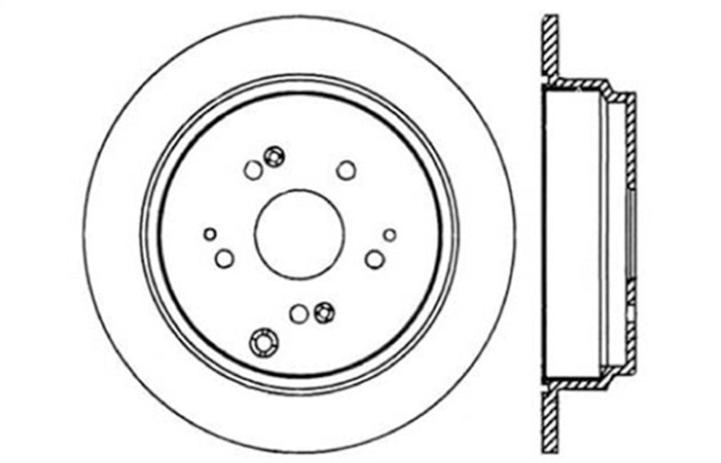 StopTech Slotted & Drilled Sport Brake Rotor