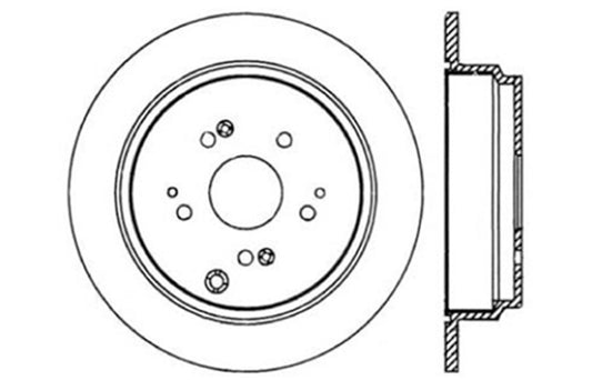 StopTech Slotted & Drilled Sport Brake Rotor