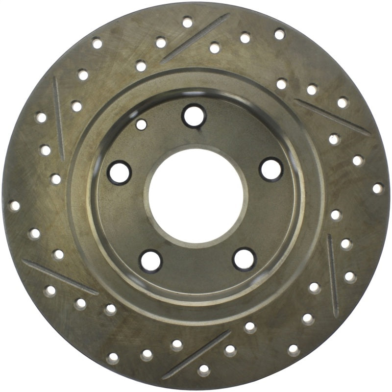 StopTech Sport Drilled & Slotted Rotor - Front Left