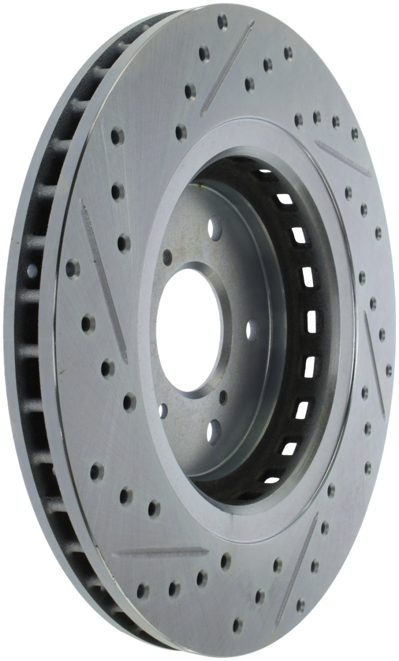 StopTech Select Sport Drilled & Slotted Rotor - Front Left