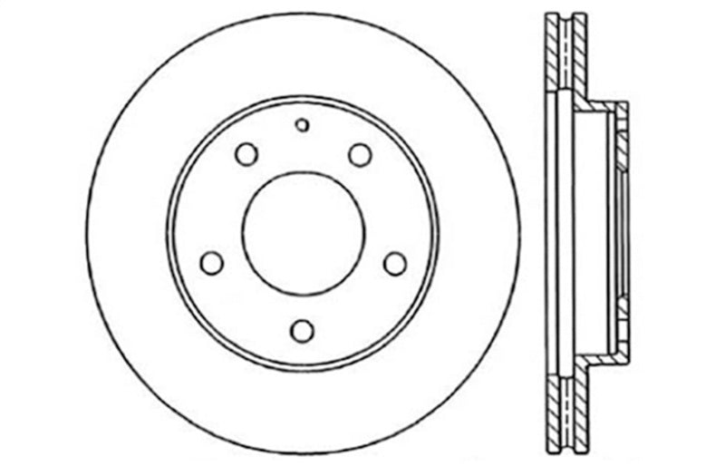 StopTech Slotted & Drilled Sport Brake Rotor