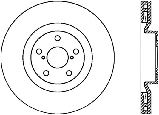 StopTech Slotted & Drilled Sport Brake Rotor