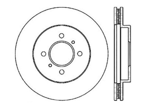 StopTech Slotted & Drilled Sport Brake Rotor