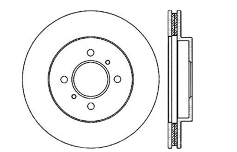 StopTech Slotted & Drilled Sport Brake Rotor