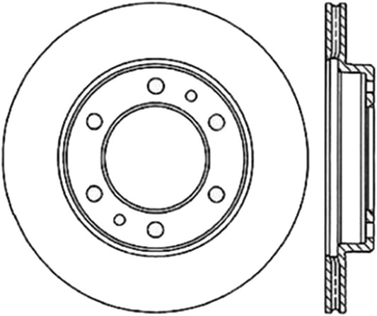 StopTech SportSlot Slotted Cryo Front Left Rotor 81-89 Toyota Land Cruiser