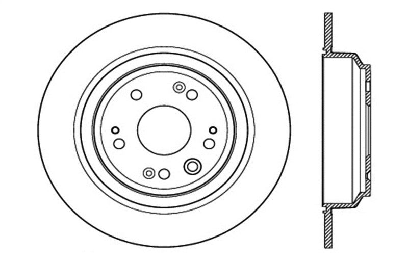 StopTech Slotted & Drilled Sport Brake Rotor