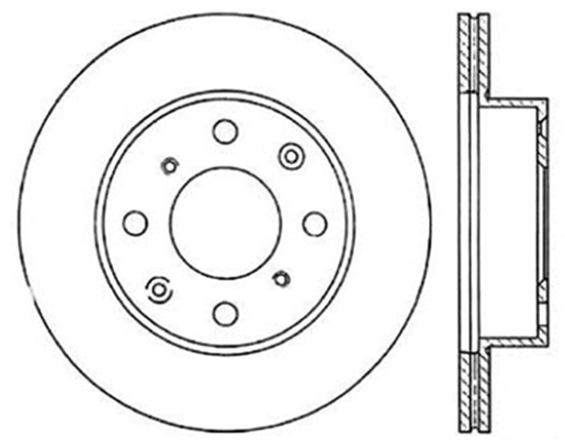 StopTech Slotted & Drilled Sport Brake Rotor