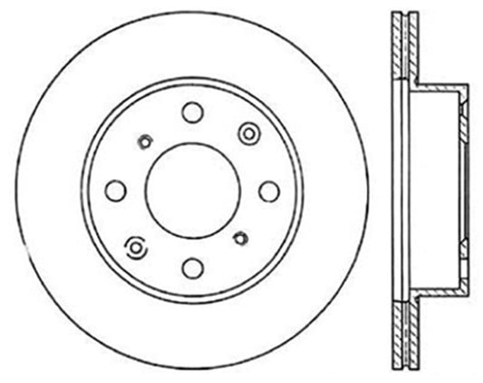 StopTech Slotted & Drilled Sport Brake Rotor