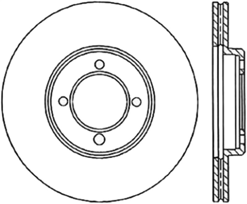 StopTech Slotted & Drilled Sport Brake Rotor