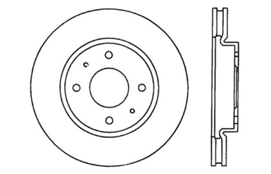 StopTech Slotted & Drilled Sport Brake Rotor