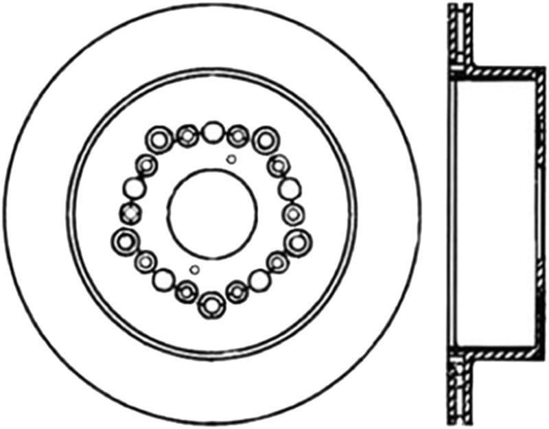 StopTech Slotted & Drilled Sport Brake Rotor