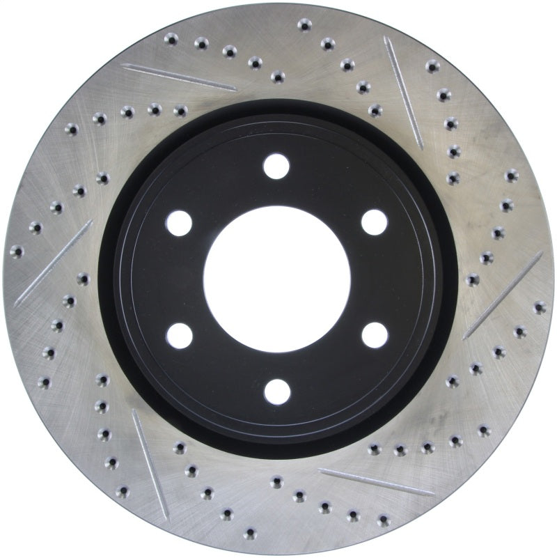 StopTech Sport Drilled & Slotted Rotor - Front Right